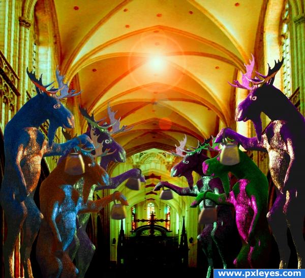 Colorful Moosical Bell Choir